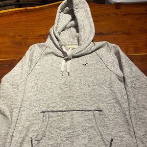 Hollister, black and white drawstring hoodie men’s size small